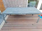 Aluminium tuintafel, Tuin en Terras, Tuintafels, Ophalen, Gebruikt, Rechthoekig, Aluminium