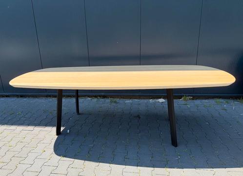 Licht eiken deens ovale eettafel 260 x 120 x 4cm, Huis en Inrichting, Tafels | Eettafels, Nieuw, 50 tot 100 cm, 150 tot 200 cm