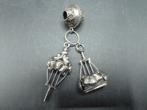 Antieke zilveren chatelaine, Ophalen of Verzenden, Zilver, Ketting
