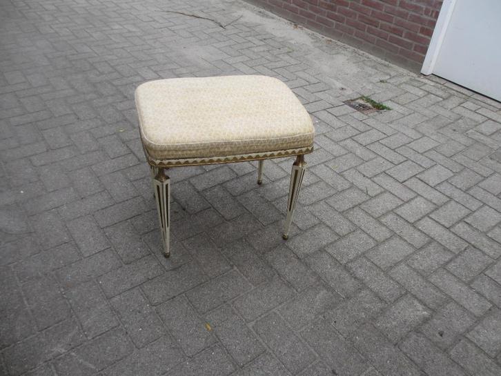 Vintage Palladio Italy krukje jaren 50 [neoklassiek stijl], Huis en Inrichting, Krukjes, Gebruikt, Staal, Ophalen of Verzenden