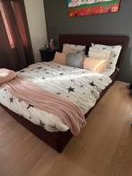 Tweepersoons bed 1.60m, Huis en Inrichting, Slaapkamer | Complete slaapkamers, Ophalen, Gebruikt, Twijfelaar