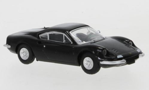 PCX870217 Ferrari Dino 246 GT, zwart, 1969, Hobby en Vrije tijd, Modelauto's | 1:87, Nieuw, Auto, Overige merken, Ophalen of Verzenden