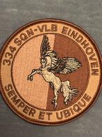 Arm embleem desert 334 SQN VLB- Eindhoven, Verzamelen, Ophalen of Verzenden, Luchtmacht, Nederland, Embleem of Badge
