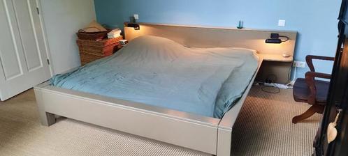 Gratis af te halen waterbed, Huis en Inrichting, Slaapkamer | Bedden, Zo goed als nieuw, Tweepersoons, 180 cm, 200 cm, Hout, Bruin