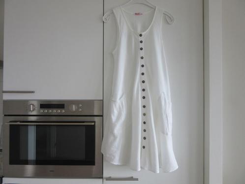 Jurk/strandjurkje/vakantiejurkje kort wit maat medium, Kleding | Dames, Jurken, Zo goed als nieuw, Maat 38/40 (M), Wit, Boven de knie