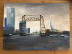 Schilderij De Hef van Rotterdam, Antiek en Kunst, Kunst | Schilderijen | Klassiek, Ophalen of Verzenden
