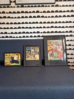 Vintage ingelijste kinderprenten (set van 3), Antiek en Kunst, Ophalen of Verzenden