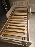 Kinderbed met lattenbodem en zijsteun, Kinderen en Baby's, Kinderkamer | Bedden, Ophalen, 70 tot 85 cm, 140 tot 160 cm, Zo goed als nieuw