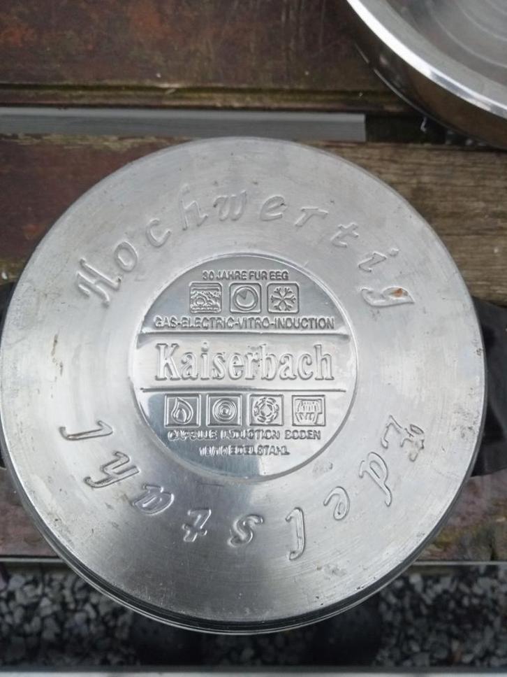 Kaiserbach Pannenset - Inductie Geschikt, Huis en Inrichting, Keuken | Keukenbenodigdheden, Ophalen