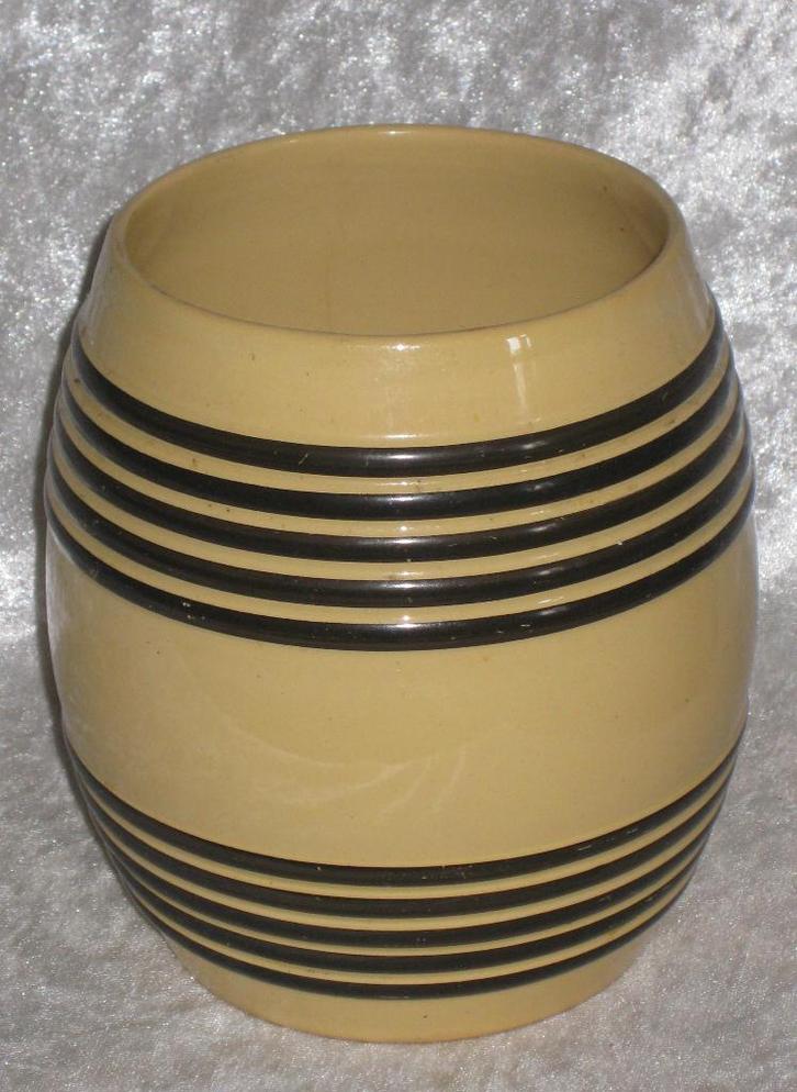 Petrus Regout Voorraadpot 10 Zwarte Cirkels, Antiek en Kunst, Antiek | Keramiek en Aardewerk, Ophalen