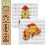 Biobuddi Pixel Bouwpakket Raket en Vis Speelgoed, Overige merken, Nieuw, Ophalen of Verzenden, Biobuddi
