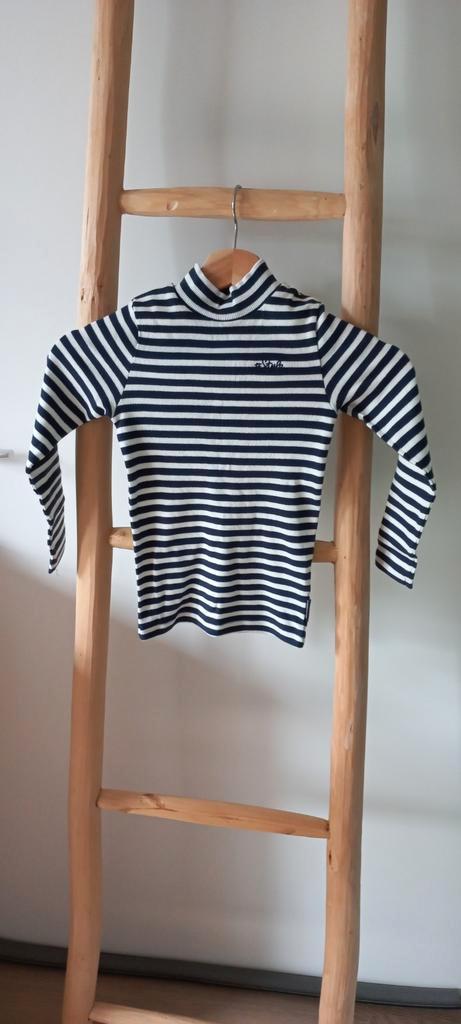 NIEUW LONGSLEEVE KIDS BLAUW/WIT MT 110/116, Kinderen en Baby's, Kinderkleding | Maat 110, Nieuw, Meisje, Shirt of Longsleeve, Ophalen of Verzenden