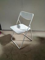 4 Ikea Klapstoelen Type Ted By Niels Gammelgaard,, Huis en Inrichting, Ophalen, Gebruikt, Wit, Vier