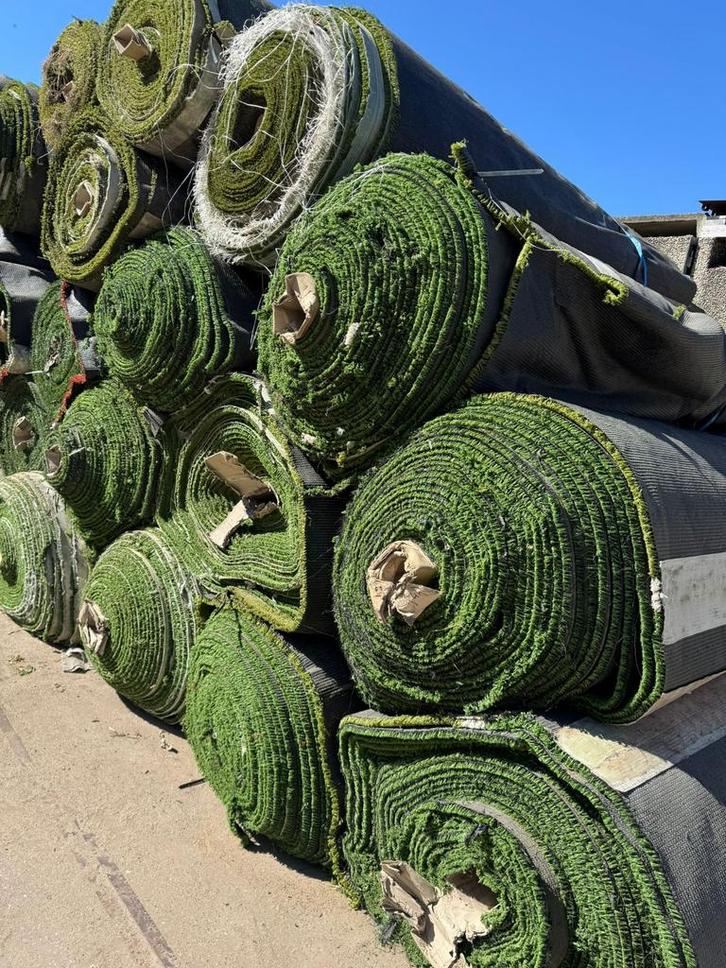 Kunstgras op rol (220m2), Tuin en Terras, Gras en Kunstgras, Zo goed als nieuw, Kunstgras, 20 m² of meer, Ophalen