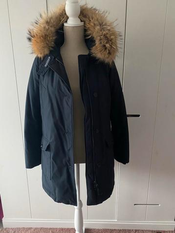 Woolrich Winterjas Blauw Maat S beschikbaar voor biedingen
