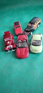 5 modelauto's,  1/24, Burago, Hobby en Vrije tijd, Modelauto's | 1:24, Ophalen, Bburago