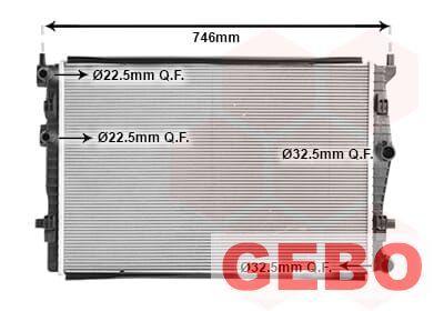 Volkswagen Golf 8 1.5 TSI/ TGI 2020+ radiateur benzine 5WA 1, Auto-onderdelen, Motor en Toebehoren, Volkswagen, Nieuw, Ophalen of Verzenden