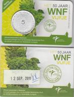 Nederland 5 euro 50 Jaar WNF Vijfje BU 1e dag van uitgifte, Ophalen of Verzenden, Koningin Beatrix, Euro's, Setje