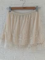 Romantisch rokje met kant, merk: Atmosphere maat S/36, Atmosphere, Beige, Ophalen of Verzenden, Zo goed als nieuw