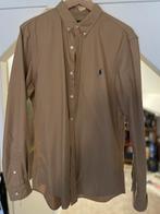Polo Ralph Lauren overhemd - maat M, Kleding | Heren, Overhemden, Ralph Lauren Polo, Bruin, Zo goed als nieuw, Halswijdte 39/40 (M)