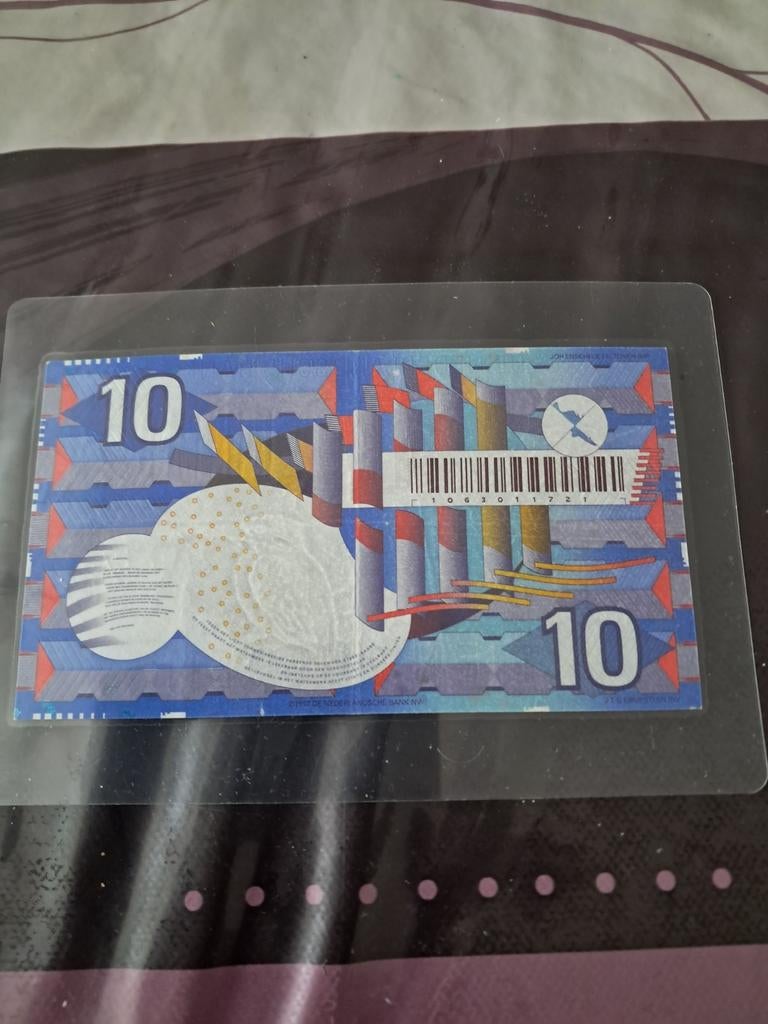 10 gulden is gesailt gewoon nieuw, Postzegels en Munten, Bankbiljetten | Nederland, Ophalen of Verzenden, 10 gulden