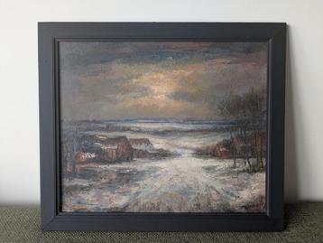 E. Micholt (20e eeuw) - Winterlandschap beschikbaar voor biedingen