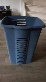 Blauwe vintage Curver wasmand (60 liter), Huis en Inrichting, Badkamer | Badtextiel en Accessoires, Ophalen of Verzenden, Gebruikt