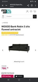 Bank, Ophalen, Zo goed als nieuw, Stof, Modern