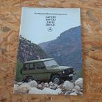 Mercedes Benz G Gelande folder brochure origineel Nederlands, Ophalen of Verzenden, Gelezen, Mercedes