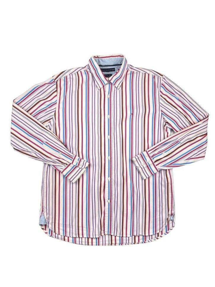 Tommy Hilfiger heren overhemd Maat L, Kleding | Heren, Overhemden, Gedragen, Halswijdte 41/42 (L), Overige kleuren, Ophalen of Verzenden