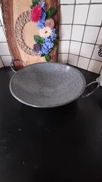 Grijze emaille wok ( wolk), Ophalen of Verzenden