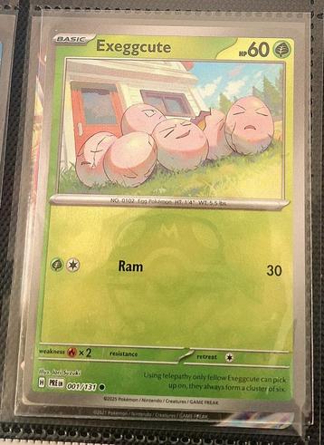 Exeggcute masterball pattern - Prismatic evolutions beschikbaar voor biedingen