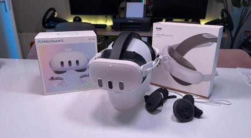 Meta Quest 3 512GB+Premium Accessoireset–Nauwelijks Gebruikt, Spelcomputers en Games, Virtual Reality, Zo goed als nieuw, Overige platformen