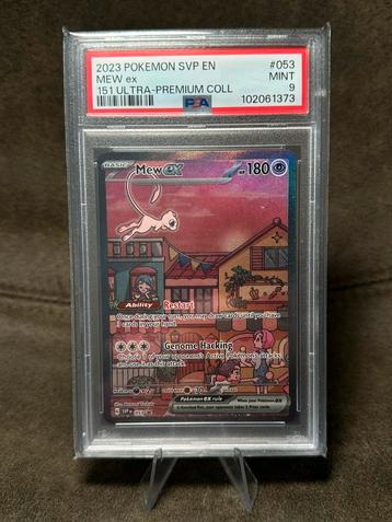 PSA 9 Graded Mew Ex #53 053 slab SVP (Pokemon Promo) beschikbaar voor biedingen