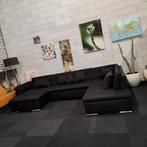 *SHOWROOMMODEL | Zwart | Hoekbank | Bank | Bankstel | Sofa, Stof, Overige maten, Hoekbank, Zo goed als nieuw