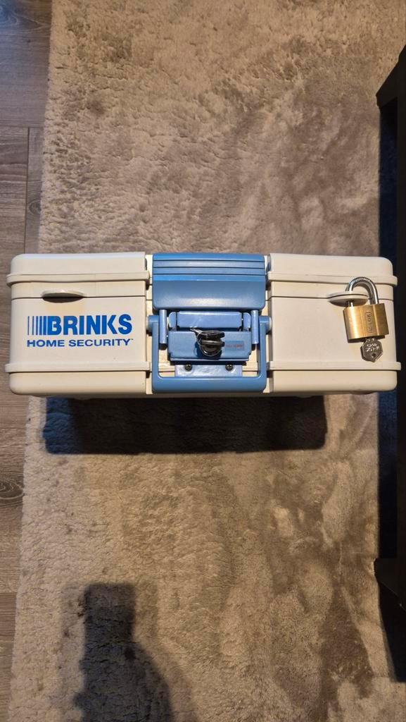 Brinks Home Security Brandkast, Huis en Inrichting, Brandblussers en Brandkasten, Gebruikt, Brandkast, Ophalen of Verzenden