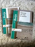 Statistiek om mee te werken - Buijs, Boeken, Studieboeken en Cursussen, Ophalen of Verzenden, Beta, Zo goed als nieuw, HBO