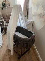 Mooie houten babywieg met hemeltje!, Kinderen en Baby's, Babywiegjes en Ledikanten, Ophalen, Gebruikt, Wieg