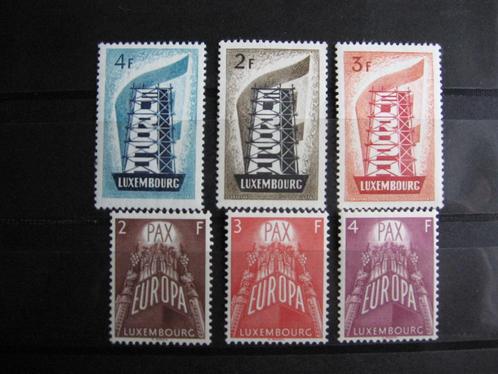 CEPT-Europa series LUXEMBURG 1956+1957, postfris, TOP-aanbod, Postzegels en Munten, Postzegels | Thematische zegels, Postfris