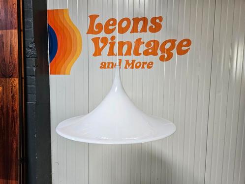 Vintage heksenhoed hanglamp, Huis en Inrichting, Lampen | Hanglampen, Gebruikt, 75 cm of meer, Kunststof, Ophalen