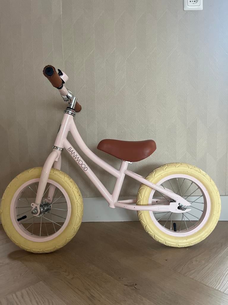 Banwood Loopfiets Roze, Ophalen, Zo goed als nieuw, Loopfiets