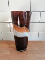 Zware vintage glazen vaas, Gebruikt, Overige kleuren, Ophalen of Verzenden, Glas