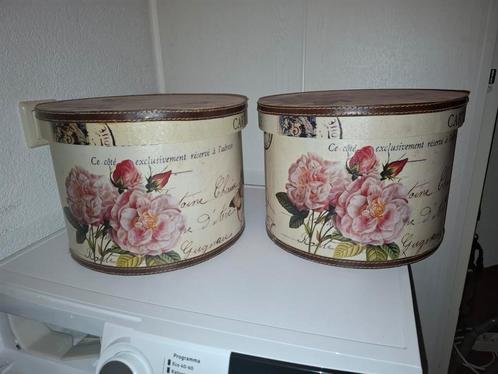 Carte Postale Vintage hoedendozen, Huis en Inrichting, Woonaccessoires | Overige, Zo goed als nieuw, Ophalen of Verzenden