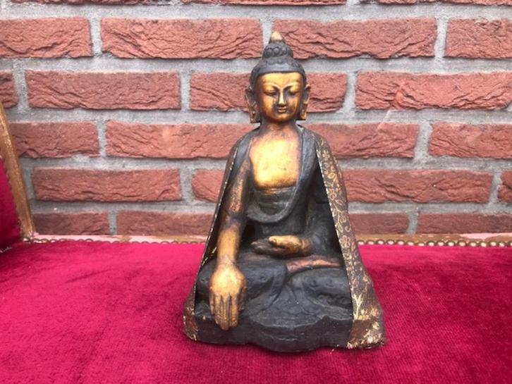 bijzondere terracotta Boeddha, Tibet, Huis en Inrichting, Woonaccessoires | Boeddhabeelden, Ophalen of Verzenden