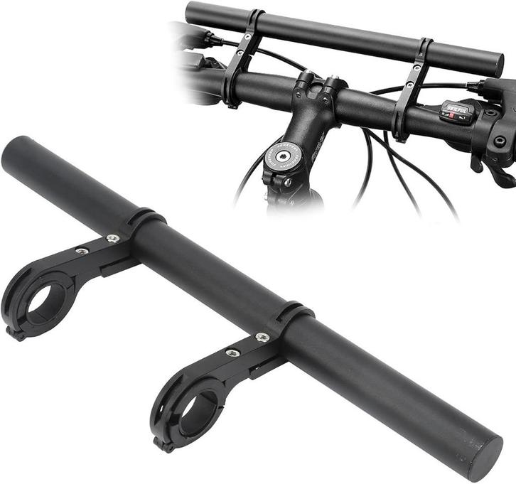 Fietsstuur extender handlebar aluminium uitbreiding bar 30cm, Fietsen en Brommers, Fietsonderdelen, Nieuw, Algemeen, Stuur, Ophalen of Verzenden