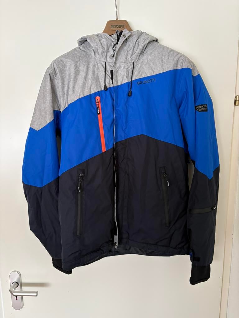 Brunotti Ski Jas Maat M, Kleding | Heren, Ophalen of Verzenden, Gedragen, Maat 48/50 (M), Blauw