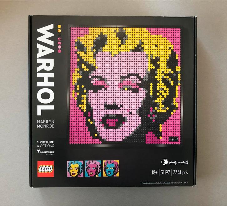 LEGO Art 31197 Andy Warhol's Marilyn Monroe (SEALED), Kinderen en Baby's, Speelgoed | Duplo en Lego, Nieuw, Lego, Complete set