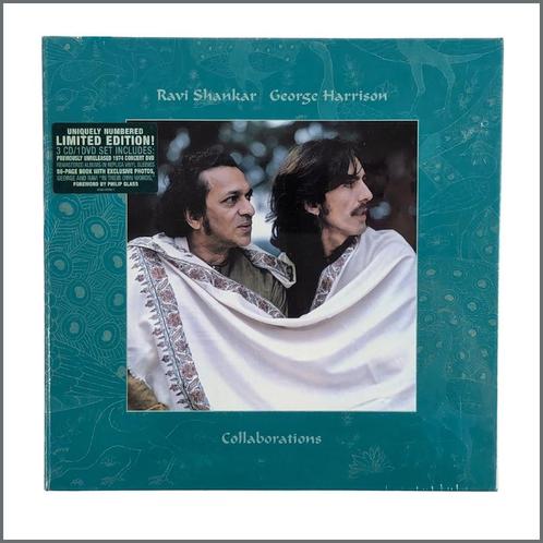George Harrison Ravi Shankar collaborations 3 cd 1 dvd box, Boeken, Muziek, Zo goed als nieuw, Artiest, Ophalen of Verzenden