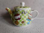 Theepot 11,5 cm. Groen Cupcake Party by Xenos, Huis en Inrichting, Keuken | Servies, Overige typen, Ophalen of Verzenden, Zo goed als nieuw
