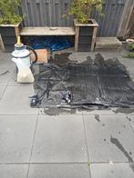 Zandfilter pomp en 2 solar matten., Ophalen, Zo goed als nieuw
